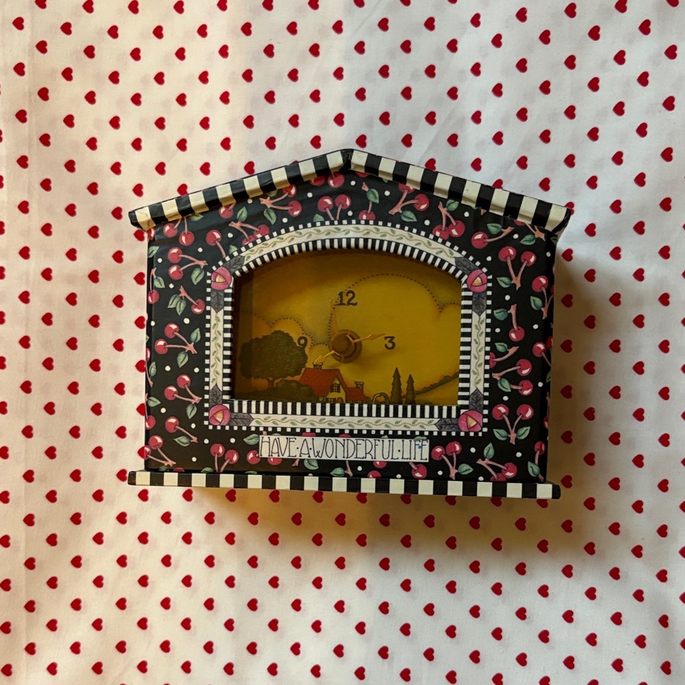Mary Engelbreit “Have a Wonderful Life” Clock